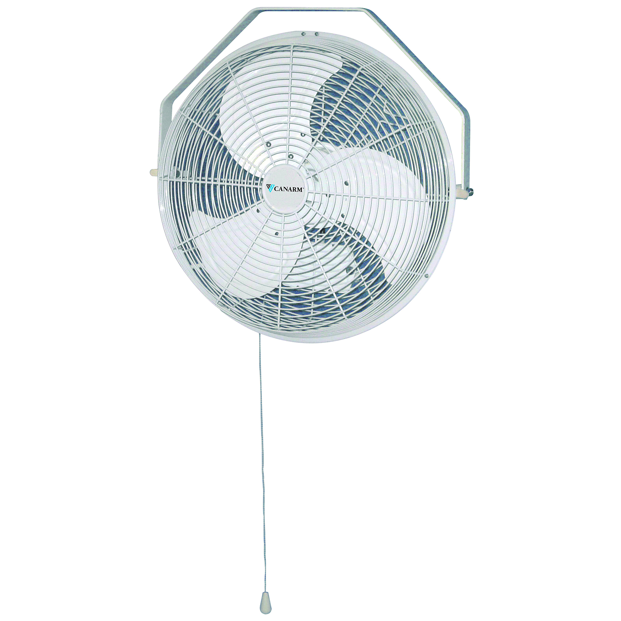 Canarm, 18in. high veloctiy ceiling or wall fan, Fan Type Wall Mount, Fan Diameter 18 in, Air Delivery 5043 cfm, Model# LF18HVW
